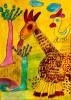 Giraffe in lente - foto 2496